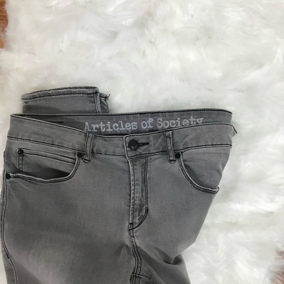 Articles of Society Sarah Skinny Jean Grey 30 - Picture 2 of 7